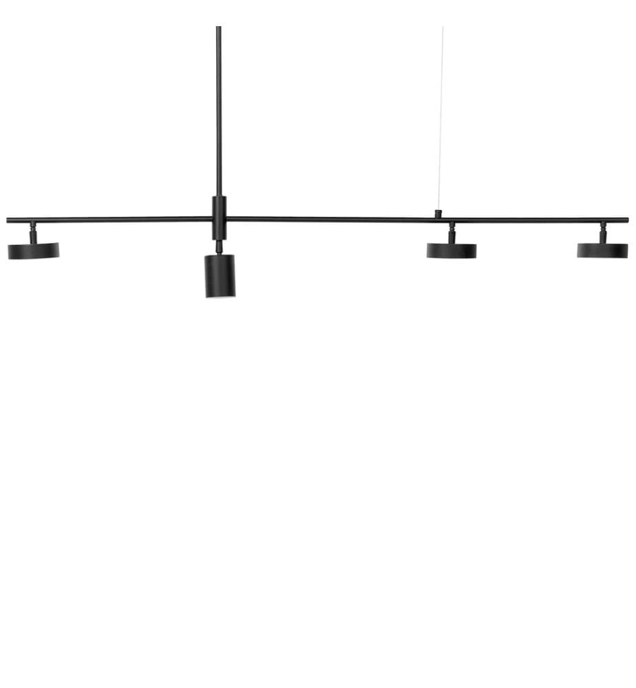 Lampadario a LED FOYLE Metallo Nero