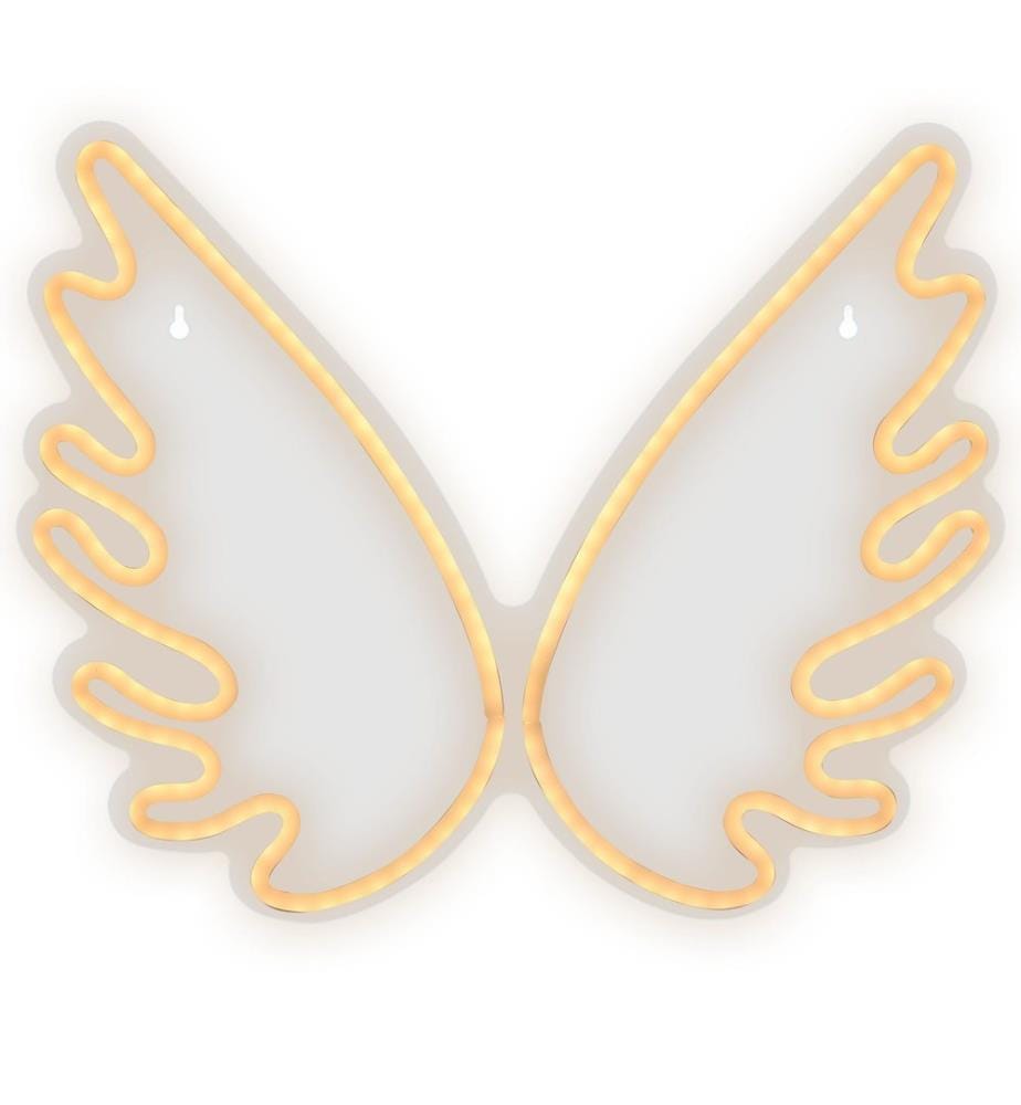 Néon LED Ailes d'ange GABRIEL Blanc