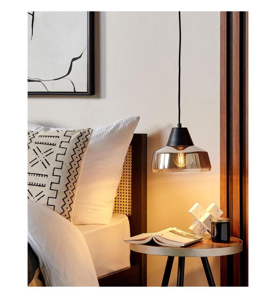 Lampe suspension TALPARO Verre Doré