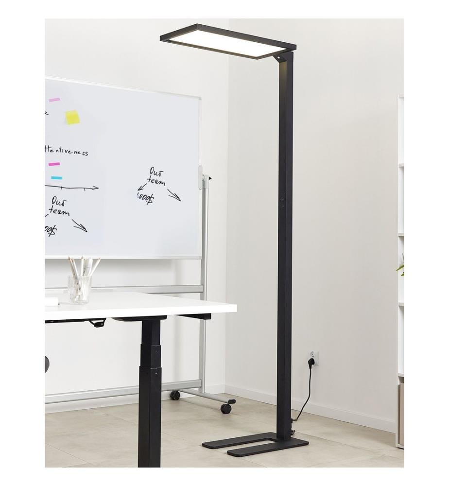 LED Floor Lamp ORION with Motion Sensor Metal Black
