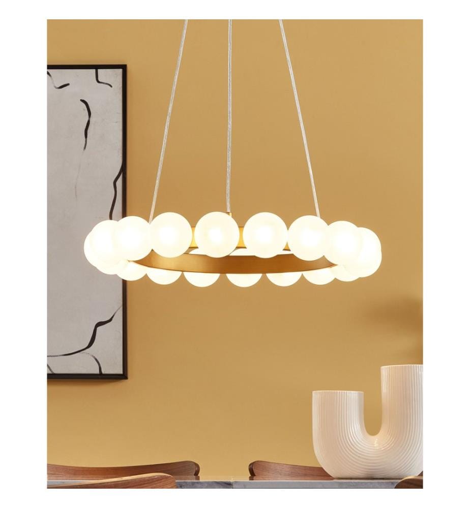 Lampadario GEORGES Metallo Oro