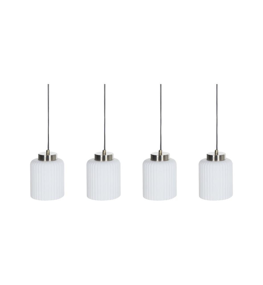 Pendant Lamp CAUDELO Metal Black/ White