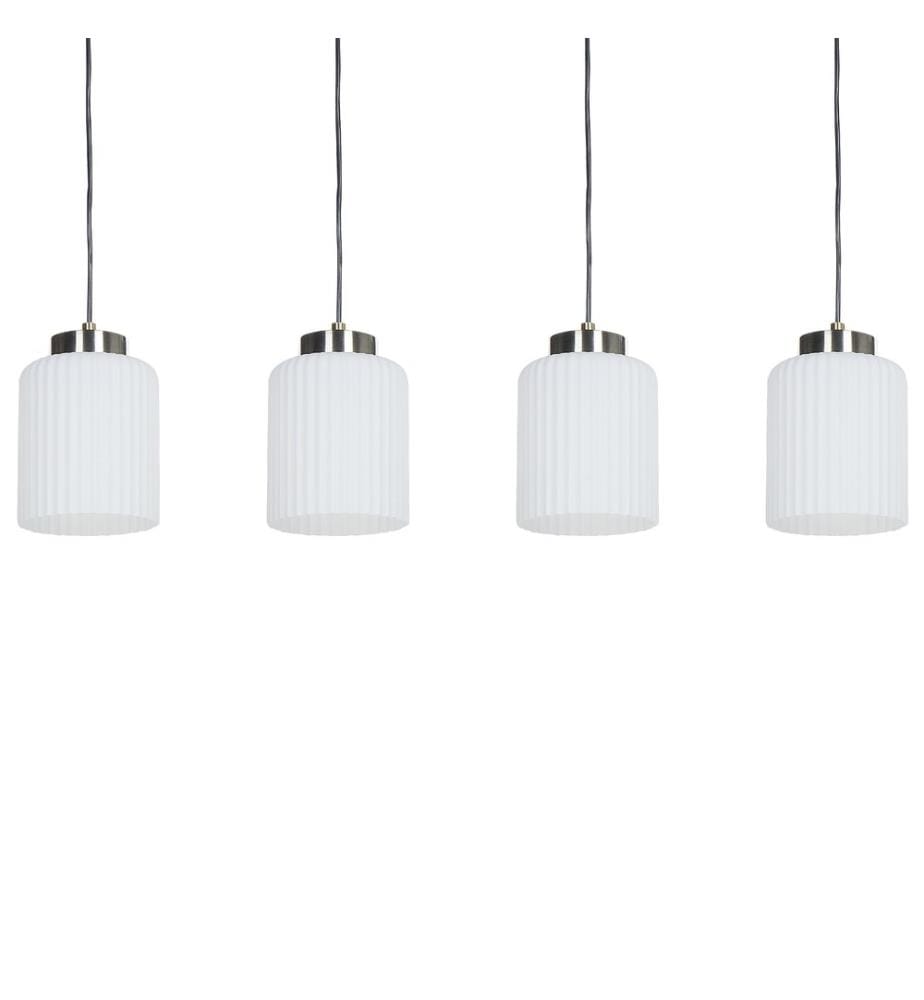 Pendant Lamp CAUDELO Metal Black/ White