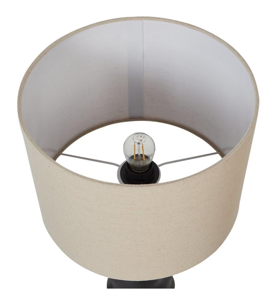 Table Lamp VILAR Ceramic Black