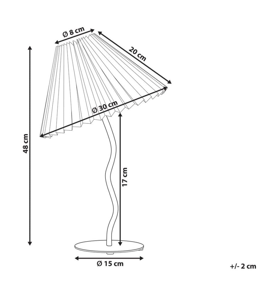 Table Lamp ALWERO Metal White