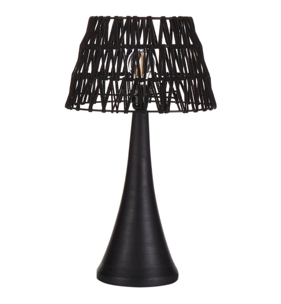 Table Lamp PELLEJAS Mango Wood Black