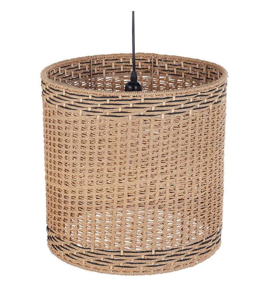 Pendant Lamp LUAPULA Paper Rope Natural