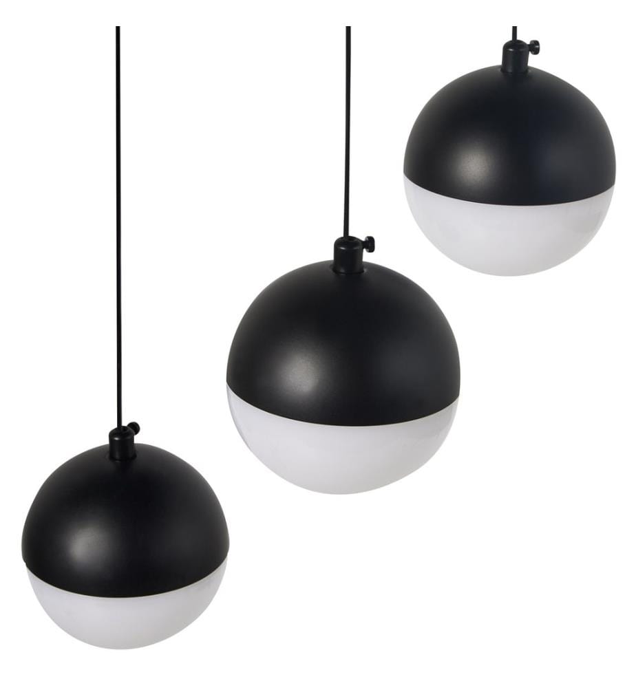 Lampadario a LED ANKOBRA Metallo Nero