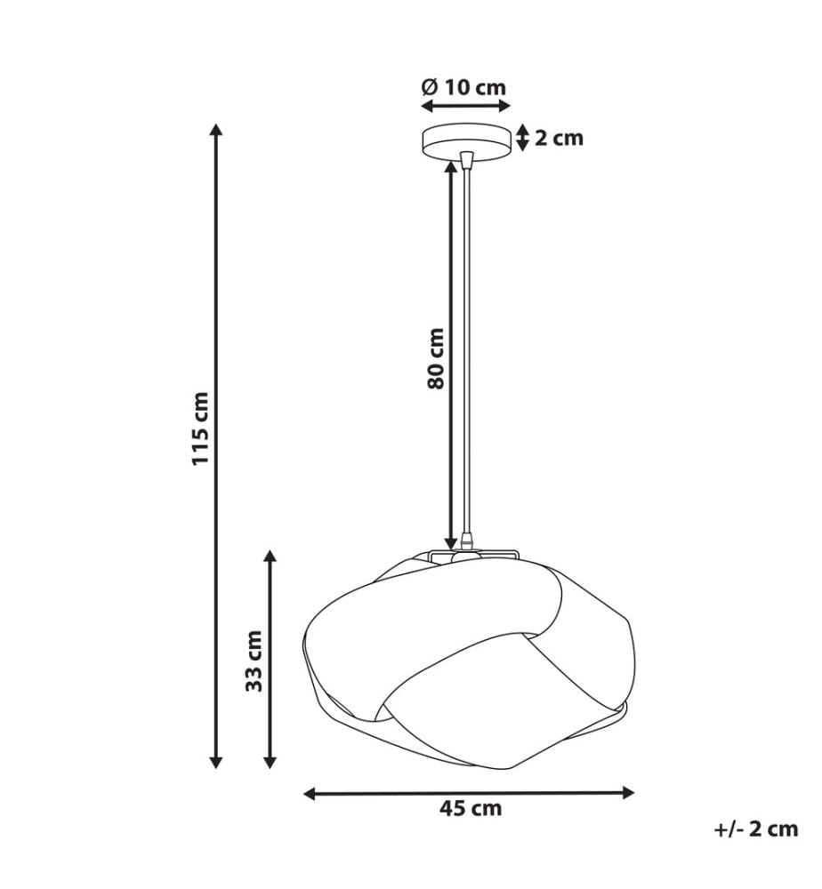 Lampadario HALIL Bambù Beige