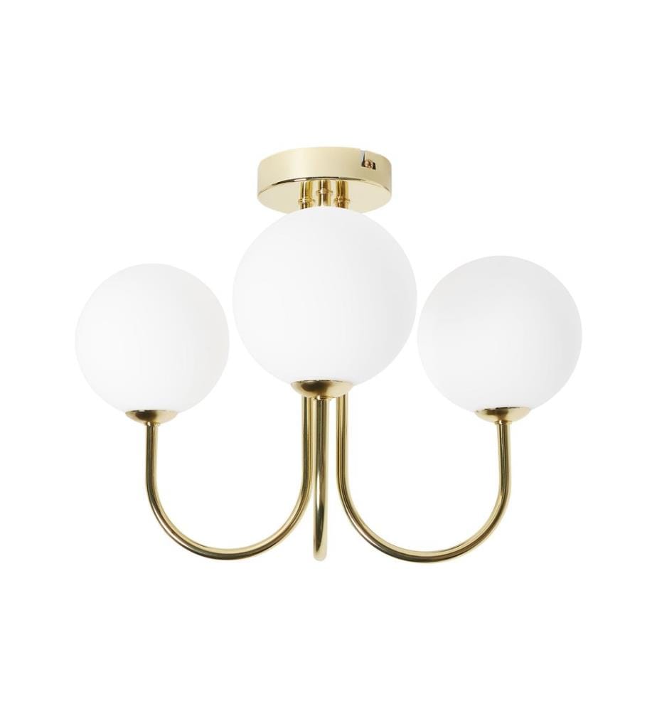 Deckenlampe SHIRE Glas Weiss
