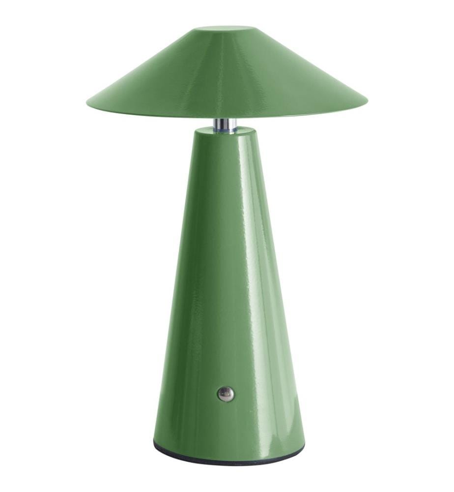 Wireless LED Table Lamp APAYAO with Dimmer Metal Green