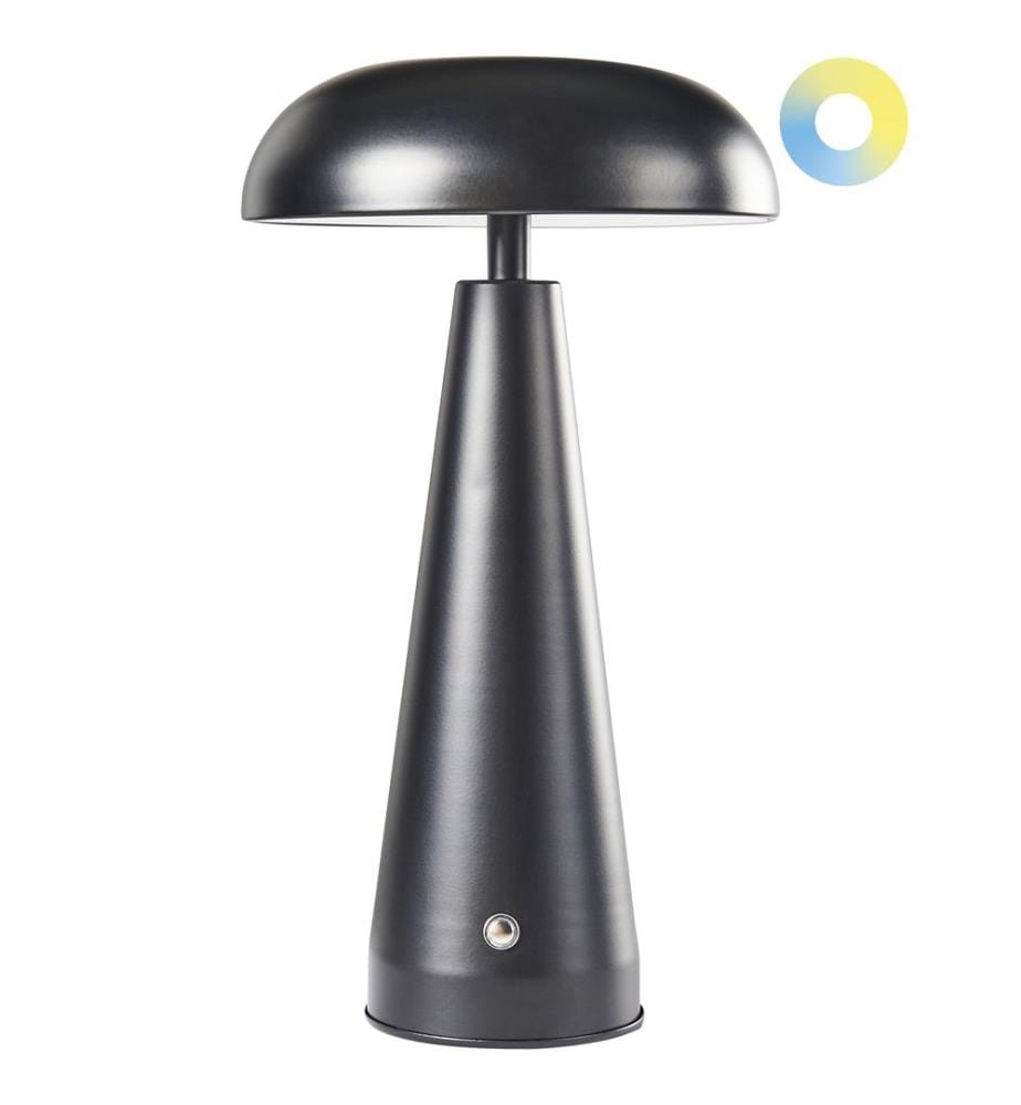 Wireless LED Table Lamp BOCONO with Dimmer Metal Black