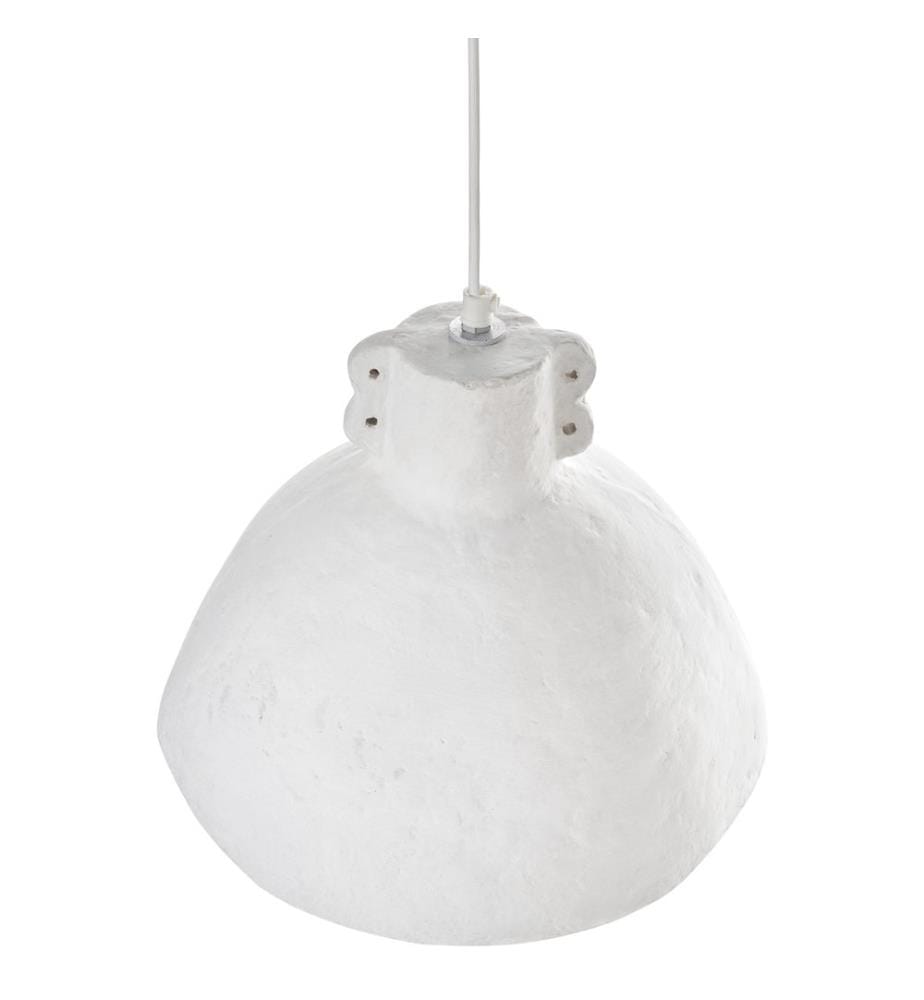 Pendant Lamp MIGUELETE Papier-Mâché White