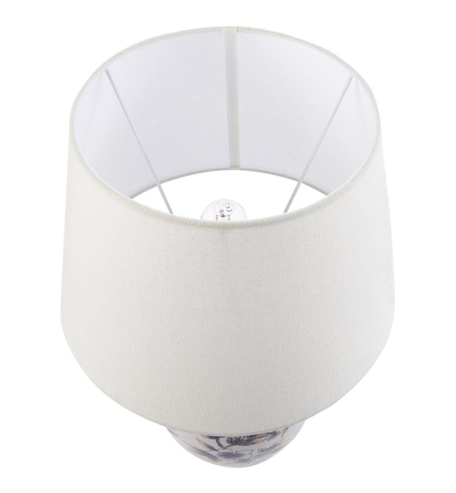 Table Lamp SUNJA Porcelain White/ Blue