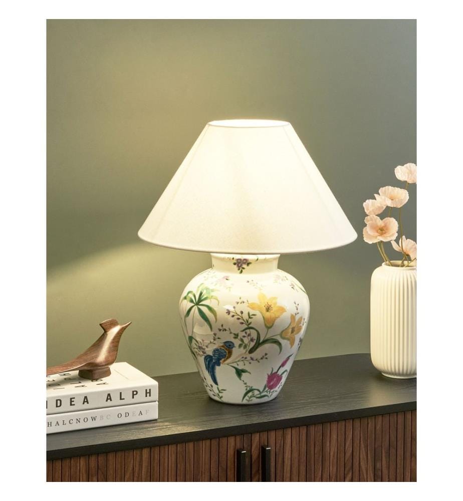 Table Lamp DIOGO Porcelain White