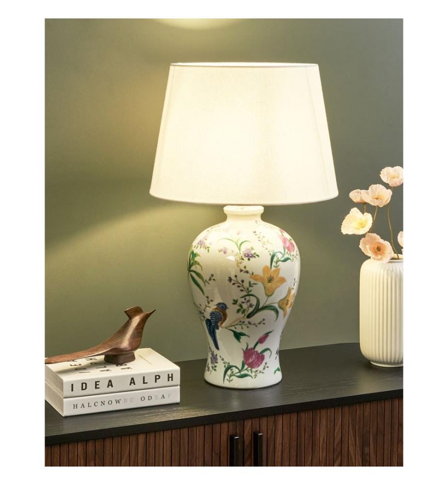 Table Lamp FEBROS Porcelain White