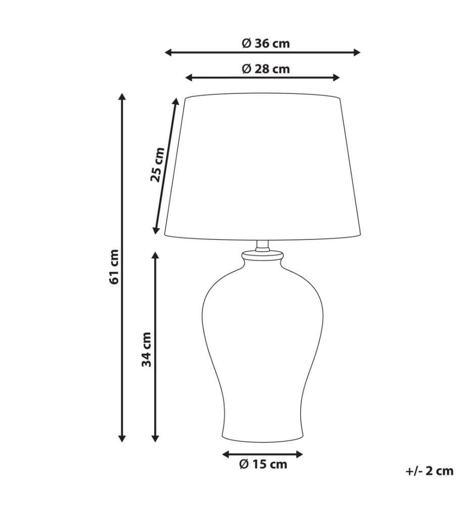 Table Lamp FEBROS Porcelain White