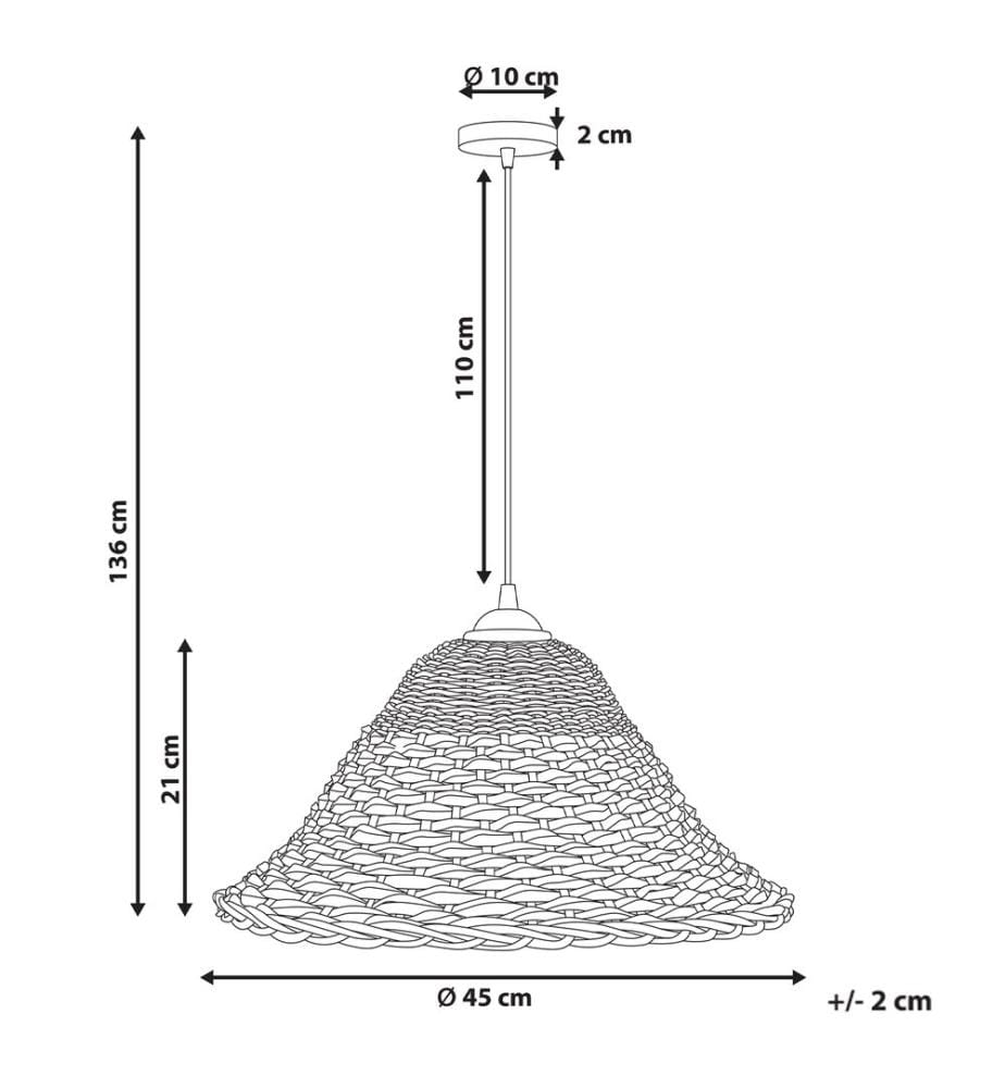 Lampadario GUAMANI Bambù Naturale