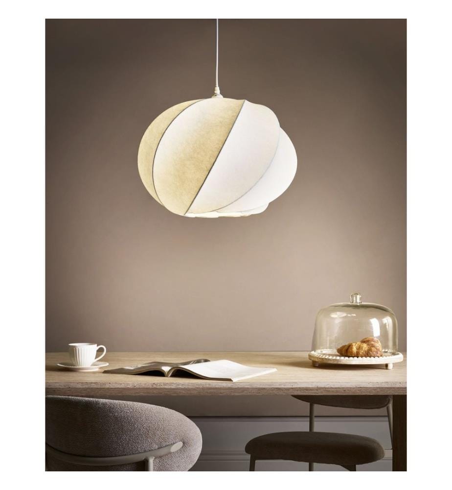 Lampe suspension MAQUINE Viscose Blanc
