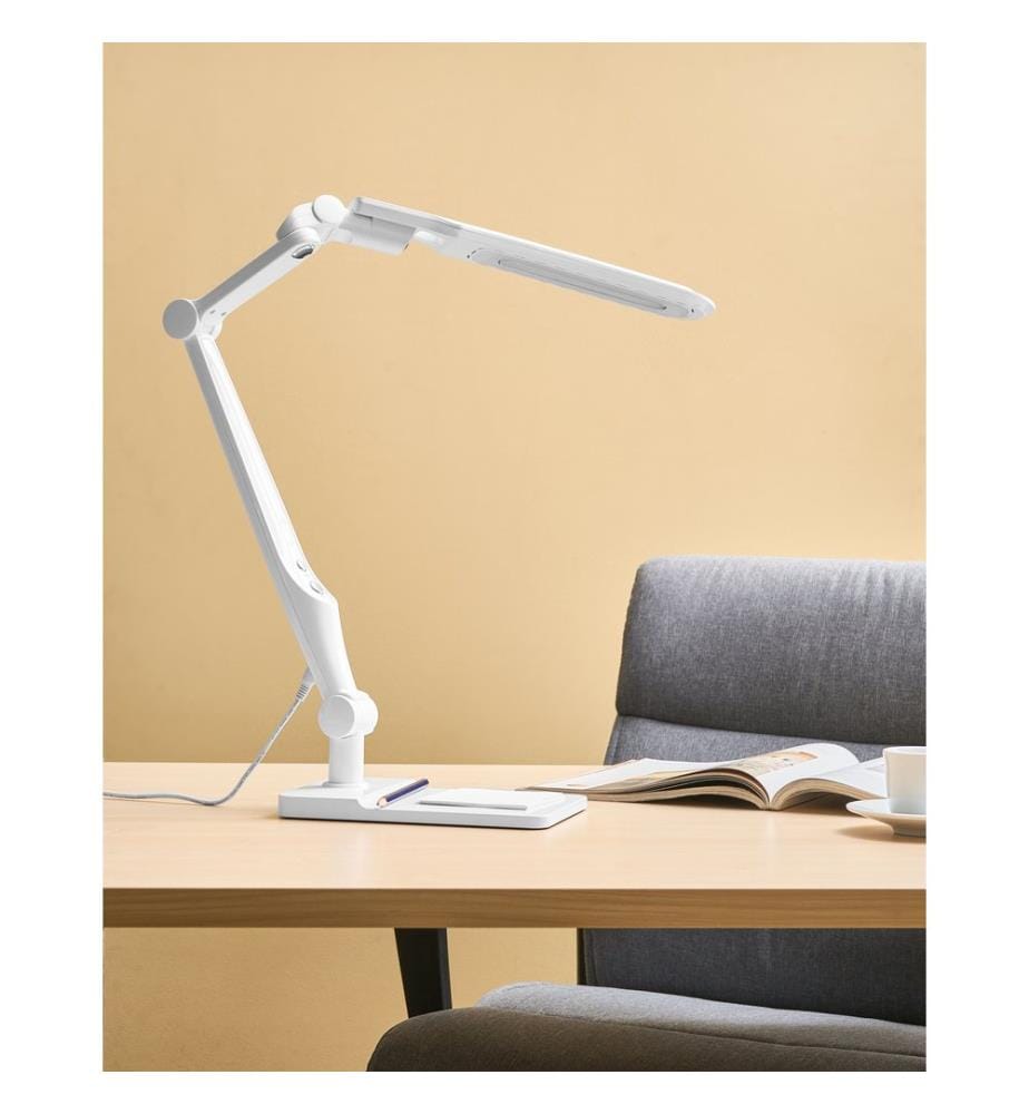 Lampe de bureau LED PEGASI Avec variateur Blanc