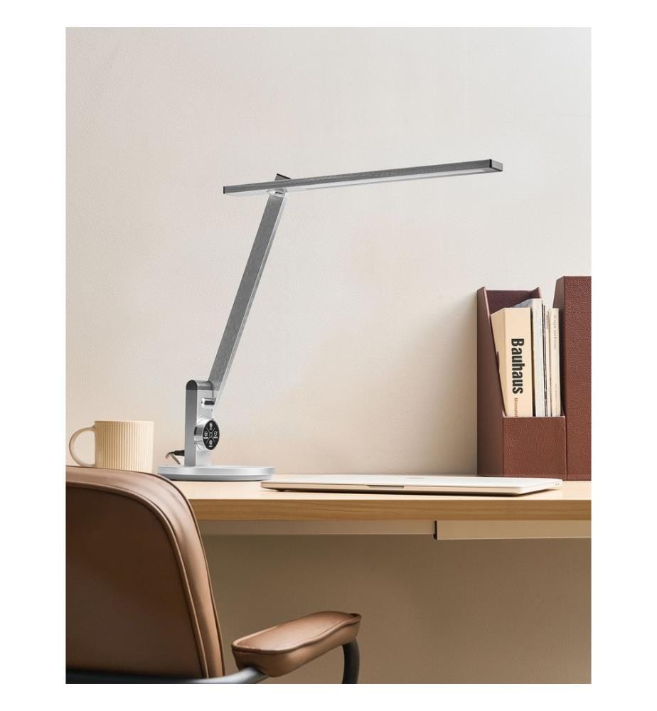 LED Desk Lamp CETUS with Dimmer Silver