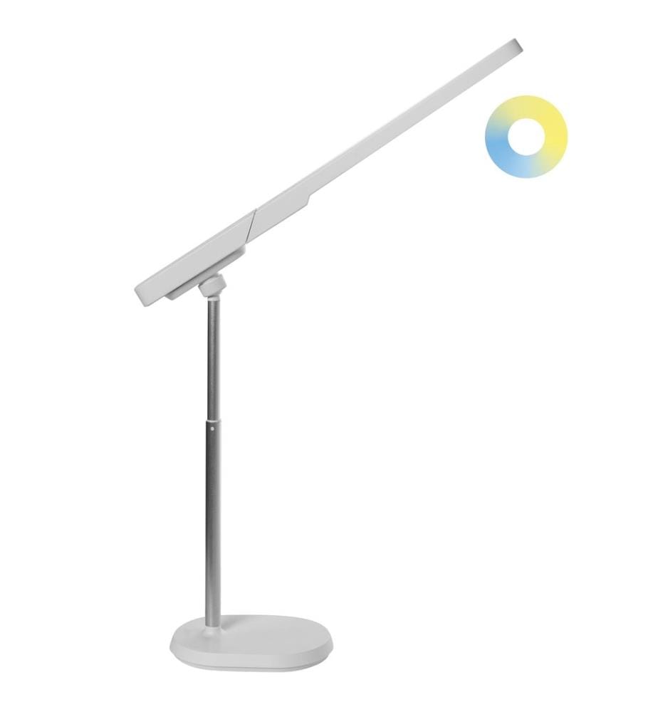 Lampe de bureau LED TUCANA Avec variateur Blanc