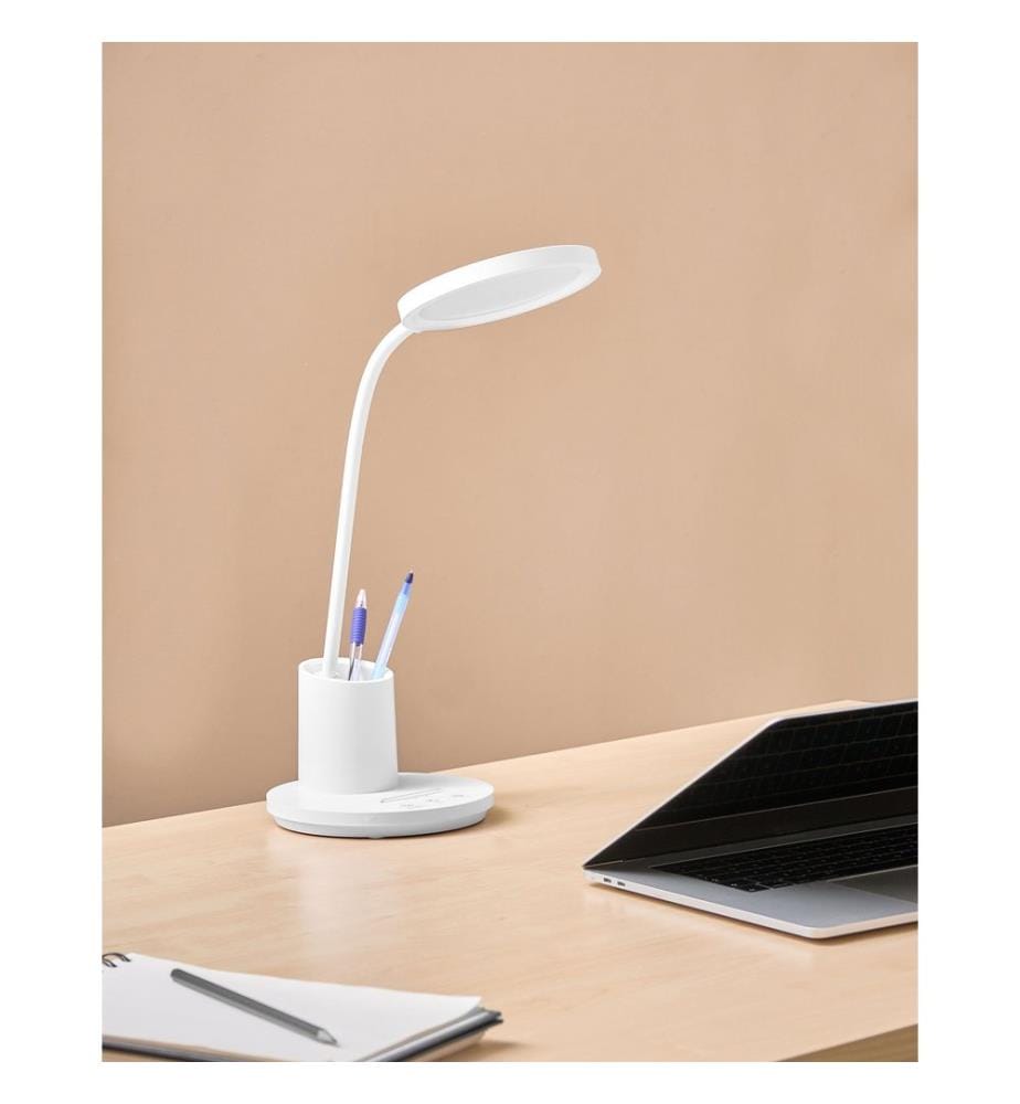 Lampe de bureau LED VELA Avec variateur Blanc