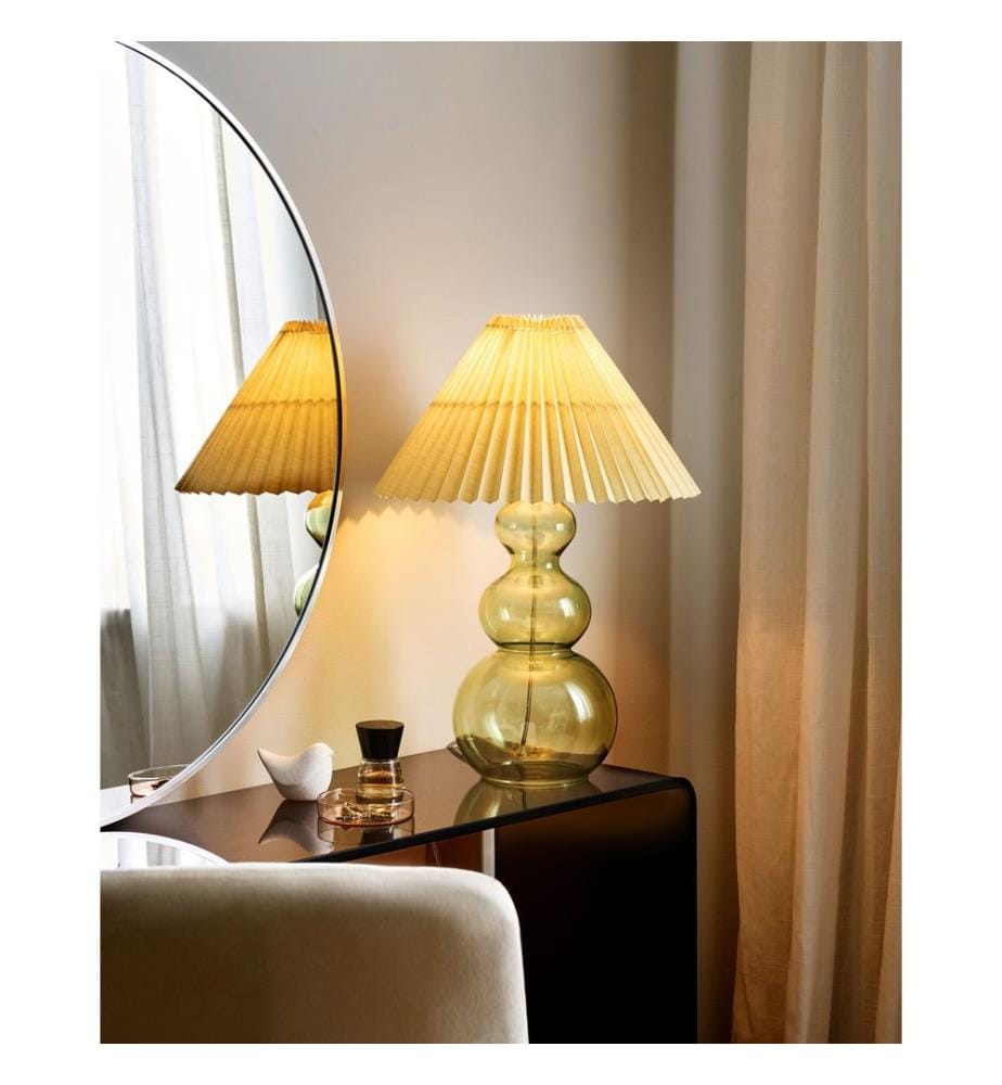 Tischlampe SENGWA Glas Grün