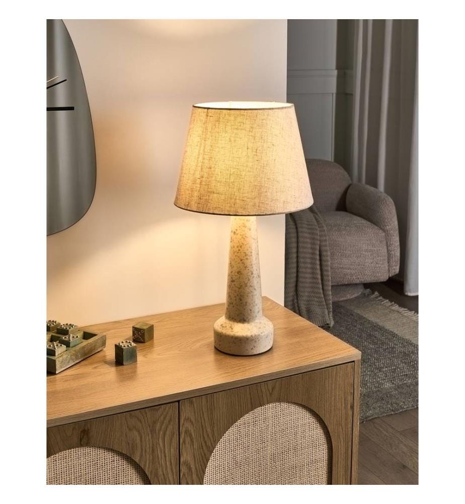 Table Lamp HUMUYA Ceramic Light Beige
