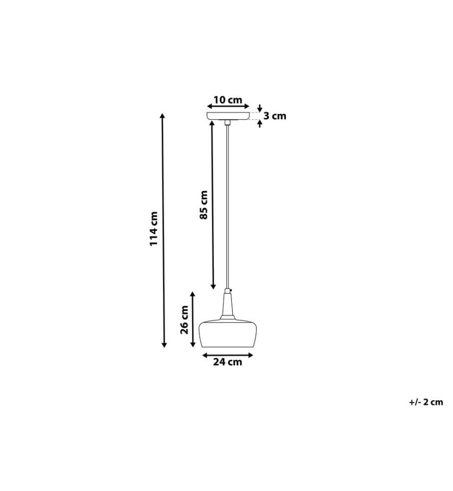 Pendant Lamp BURANO Concrete White