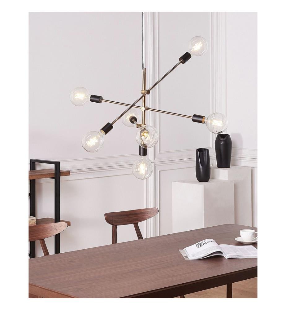 Lampadario CREMERA Metallo Ottone