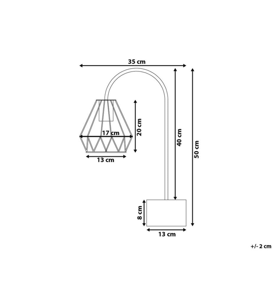 Tischlampe MOONI Metall Messing