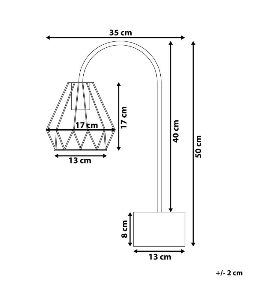 Table Lamp MOONI Metal Copper