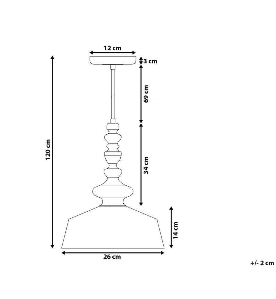 Pendant Lamp DRIVA Metal White