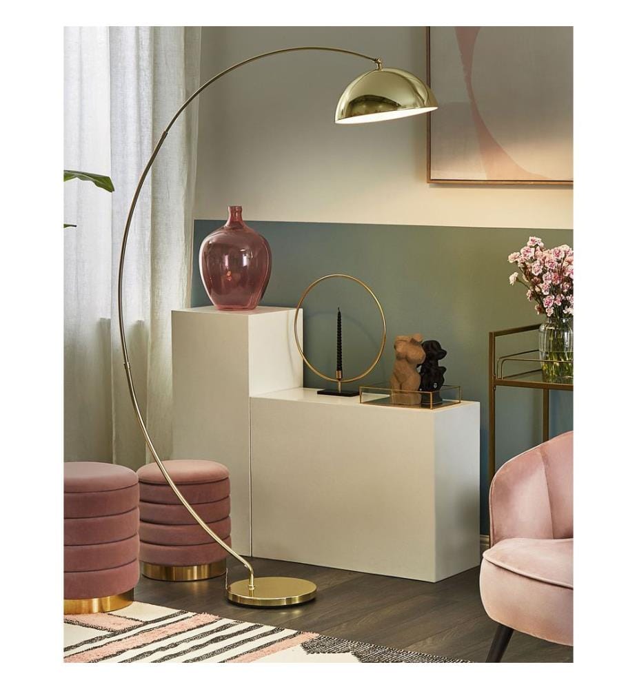 Lampadaire KAMA Métal Doré