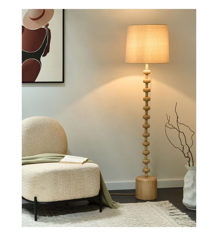 Lampada da pavimento KRIOS Metallo Marrone chiaro