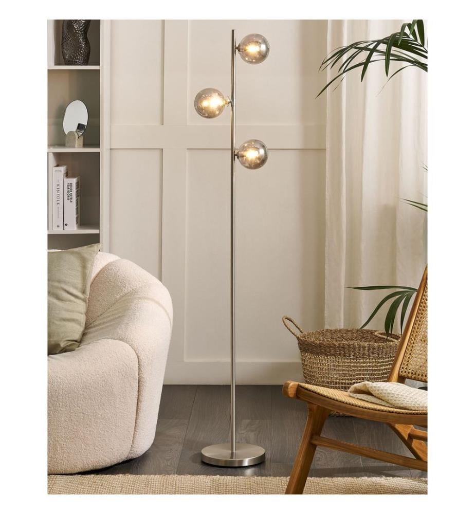 Stehlampe RAMIS Metall Silber