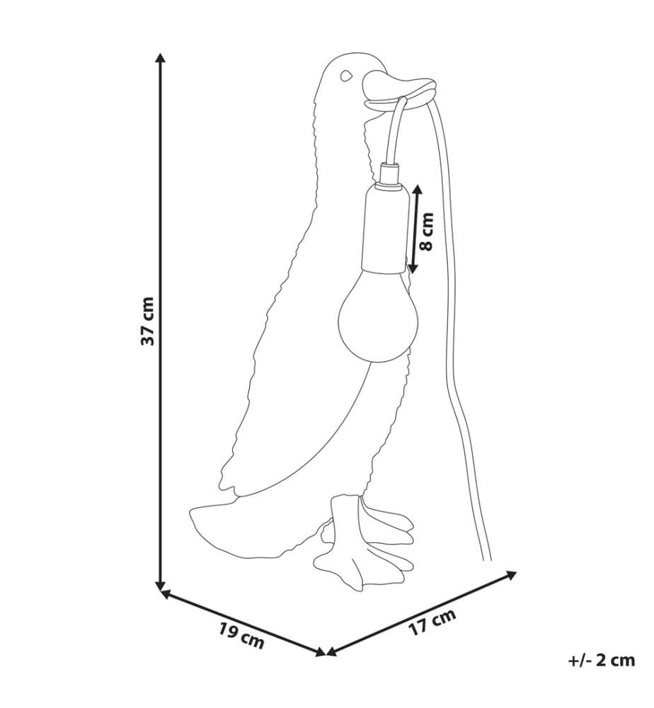 Table Lamp Duck ANATIS Gold