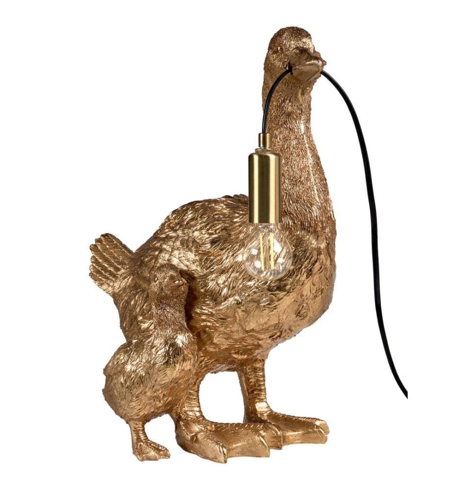 Lampe à poser Canard DAFFY Doré