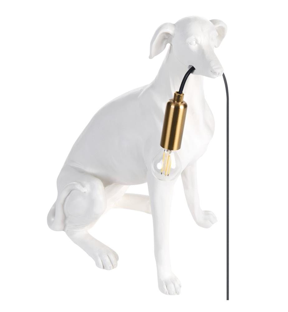 Table Lamp Dog SPRINT White