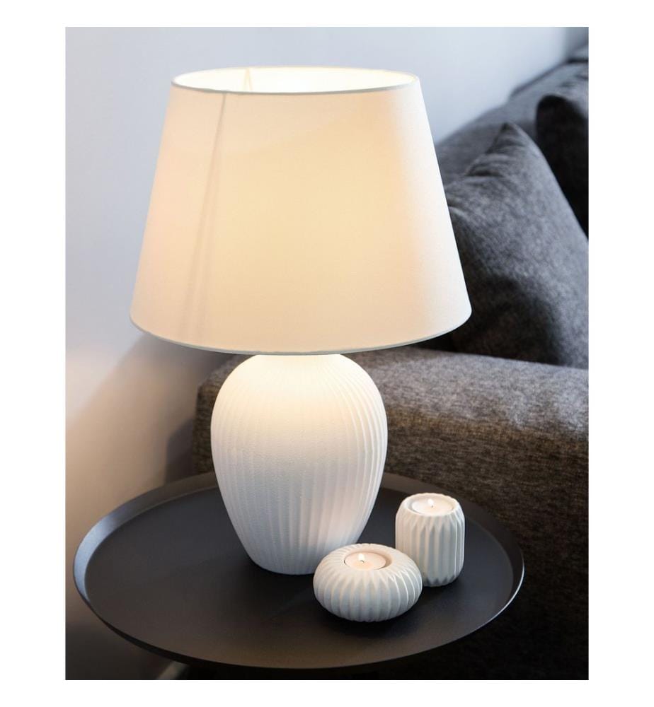 Table Lamp FERGUS Ceramic White