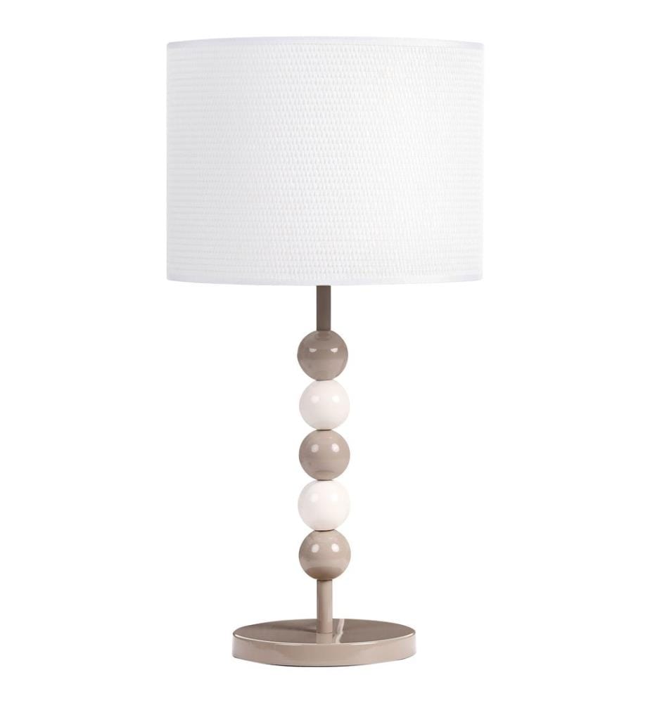 Table Lamp LOKY Metal White/ Beige