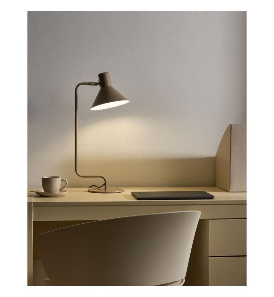 Lampe de bureau RIMAVA Métal Beige