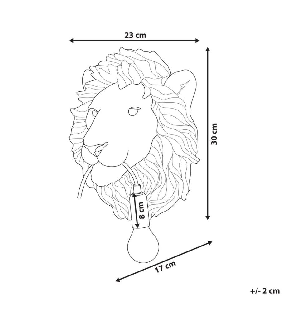 Applique Leone SIMBA Oro