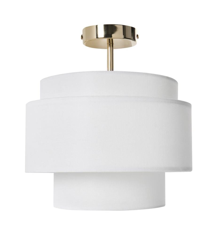 Lampe suspension LUKAGO Lin Blanc cassé