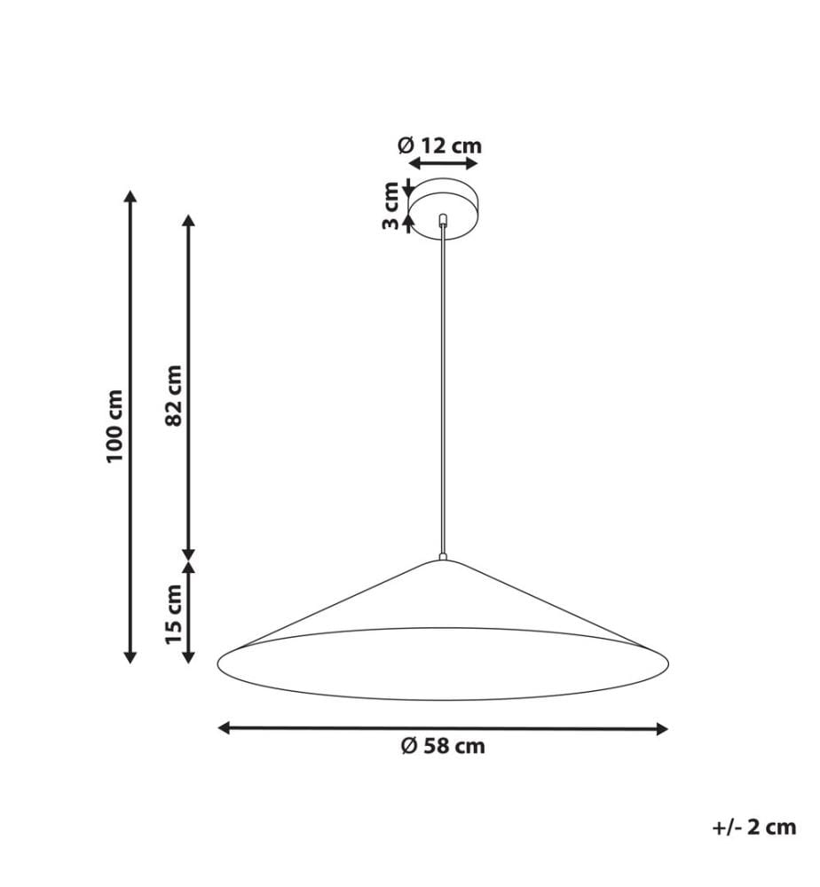 Pendant Lamp RASPACULO Metal Black