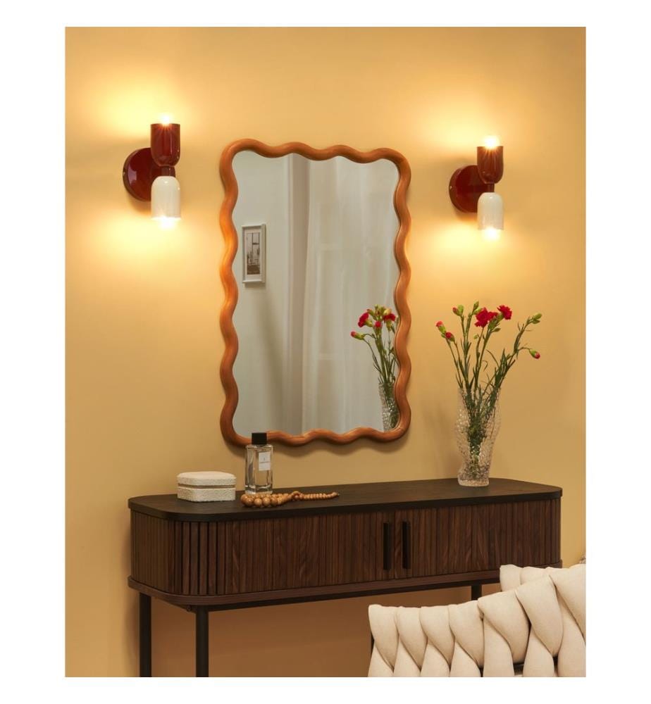 Wandlampe 2er Set TOPI Metall Rot