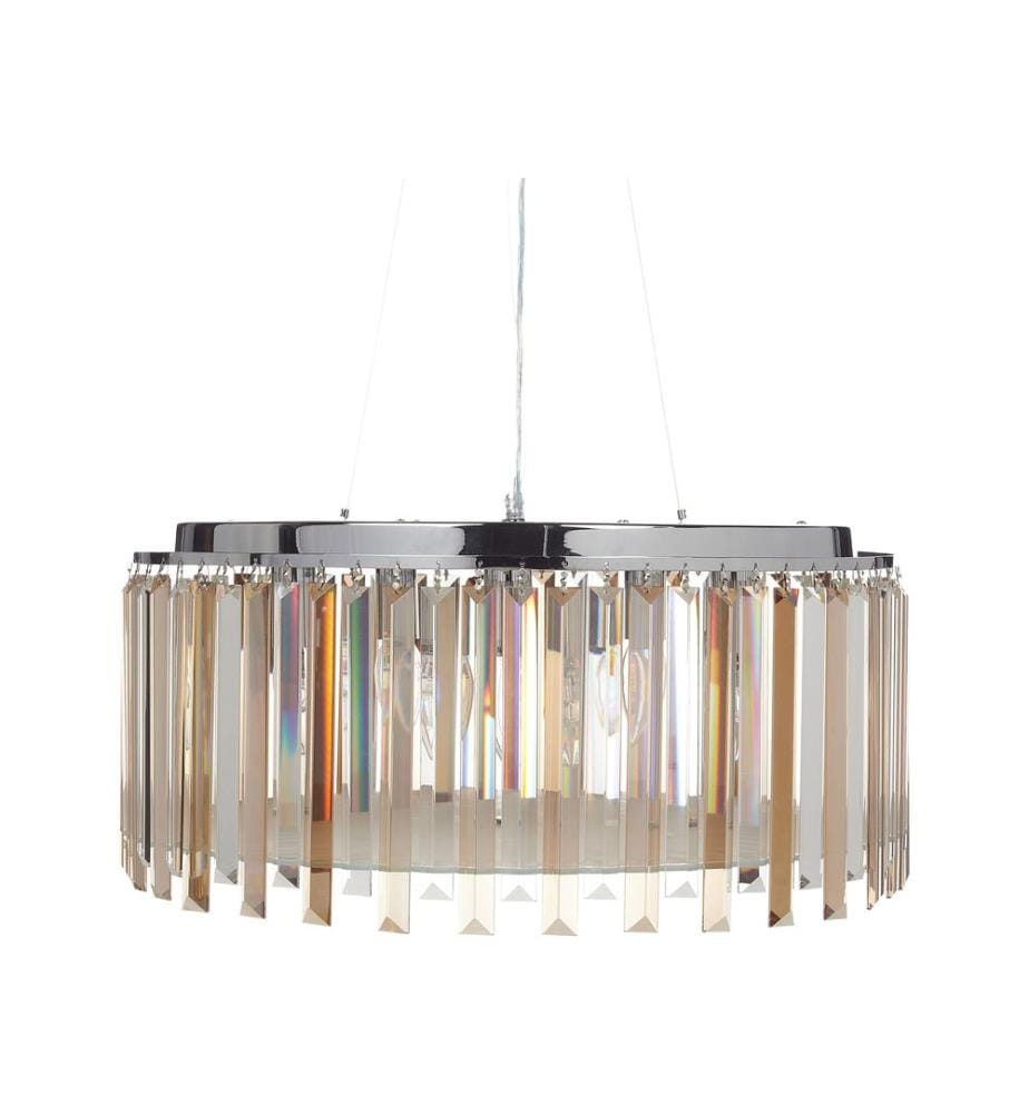 Chandelier LAMEIRA Glass Silver