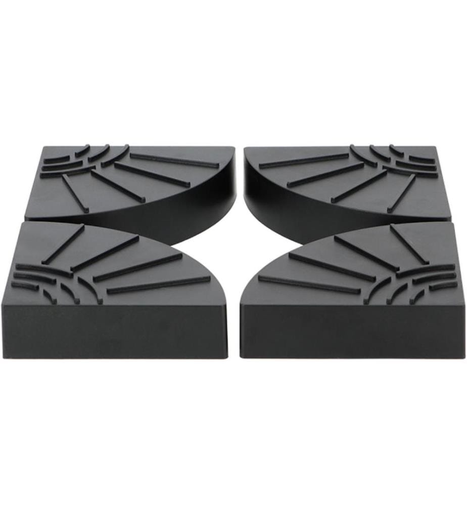 ESSCHERT DESIGN - Blumentopffüsse 4er-Set, Schwarz