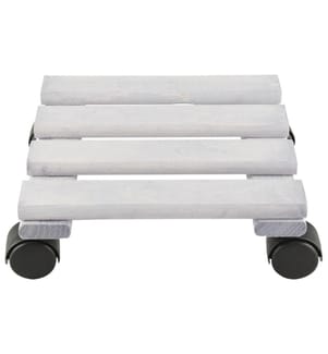 ESSCHERT DESIGN - Rolleruntersetzer Quadratisch S Grau/Schwarz